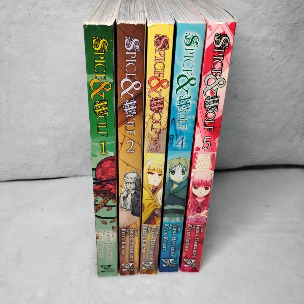 Spice & Wolf Manga Lot Vol 1-5